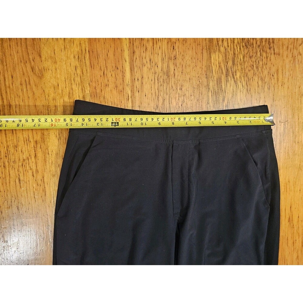 Athleta Brooklyn Mid Rise Ankle Pants Black 8 Featherweight Stretch 198671 EUC - Picture 5 of 9